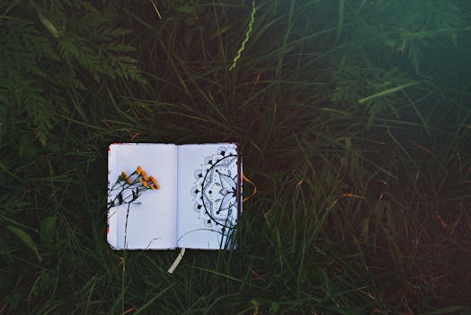 A peaceful doodle illustrating relaxation techniques